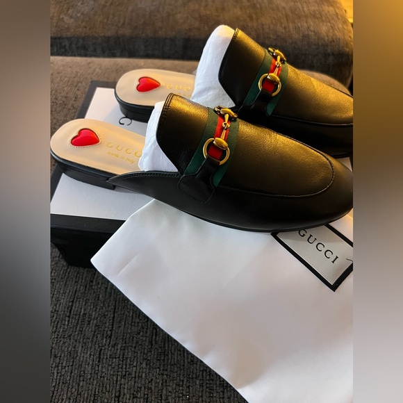 Gucci black PRINCETOWN SLIPPER - Picture 3 of 7